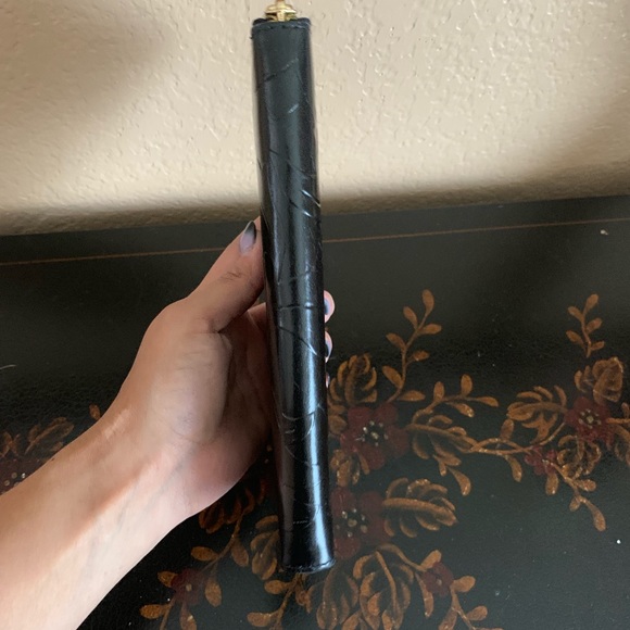 Black Italian leather wallet - Picture 2 of 6